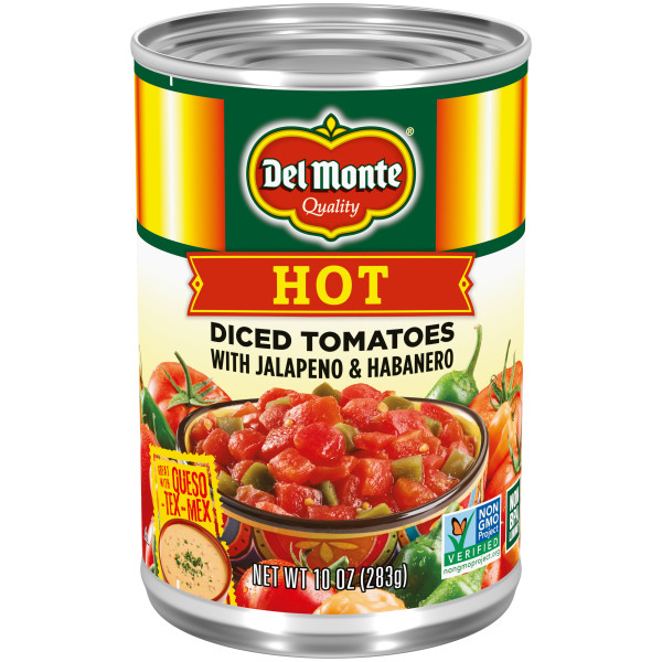 Petite Cut Diced Tomatoes with Zesty Jalapenos | Del Monte®